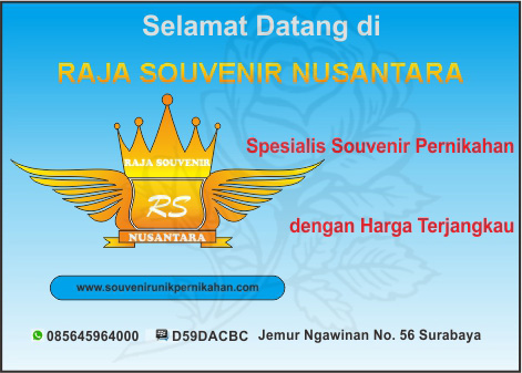 SOUVENIR PERNIKAHAN UNIK MURAH